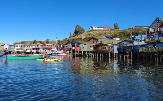 kayak en palafitos de chiloé